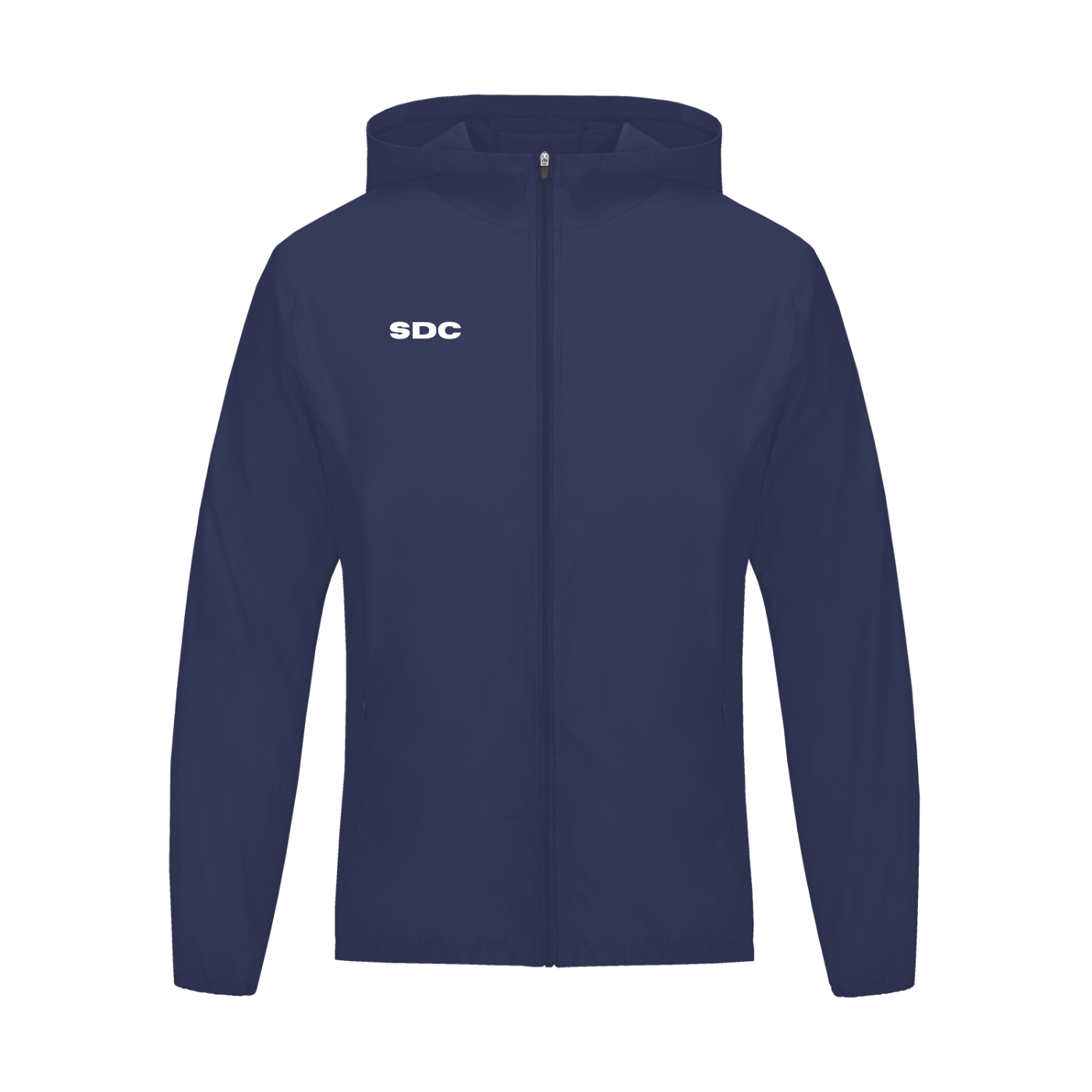 SDC Legacy Windbreaker — Dark Blue & Dark Gray | Premium Dad Apparel