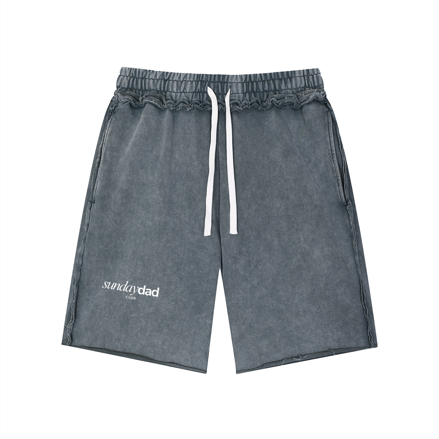 SDC Legacy Vintage Wash Raw-Edge Shorts — Premium Dad Apparel