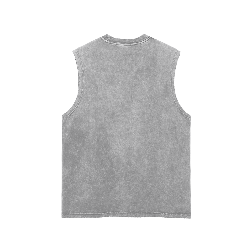SDC Legacy Vintage Wash Frayed-Hem Tank — Premium Dad Apparel