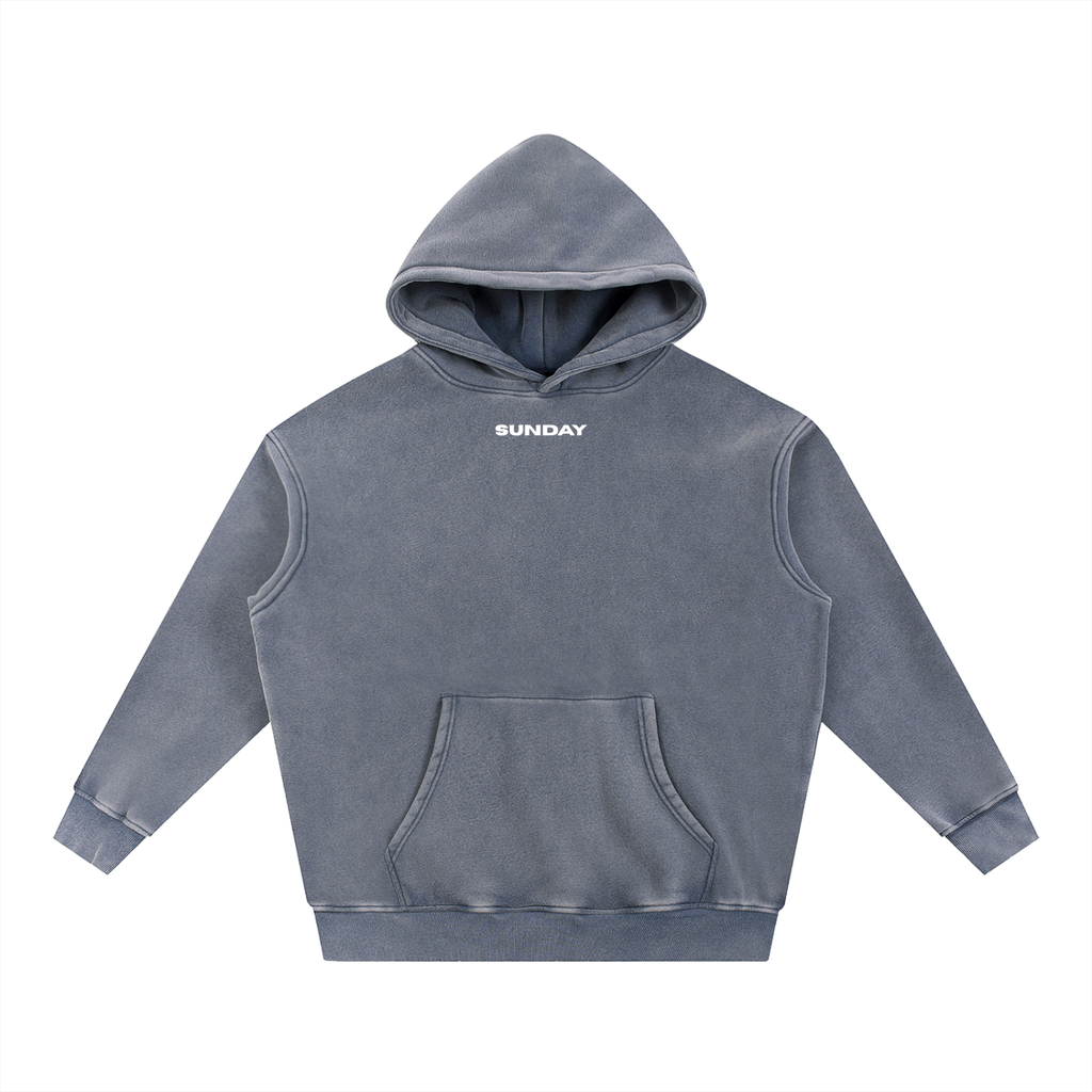 Sunday Dad Club Faded Blue Fleece Hoodie