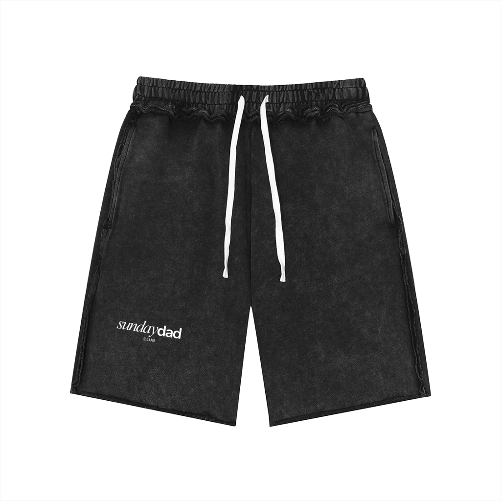 SDC Legacy Vintage Wash Raw-Edge Shorts — Premium Dad Apparel