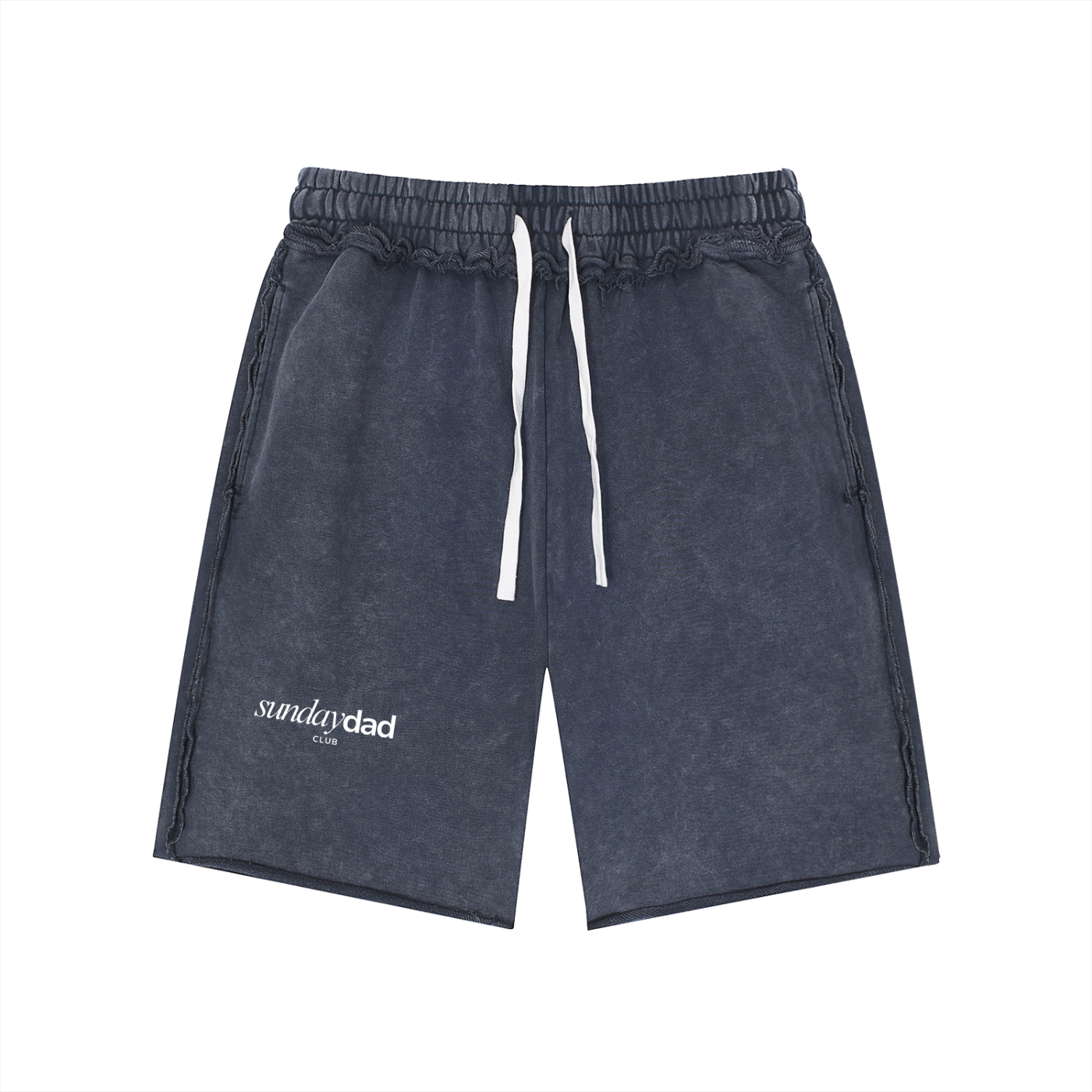 SDC Legacy Vintage Wash Raw-Edge Shorts — Premium Dad Apparel