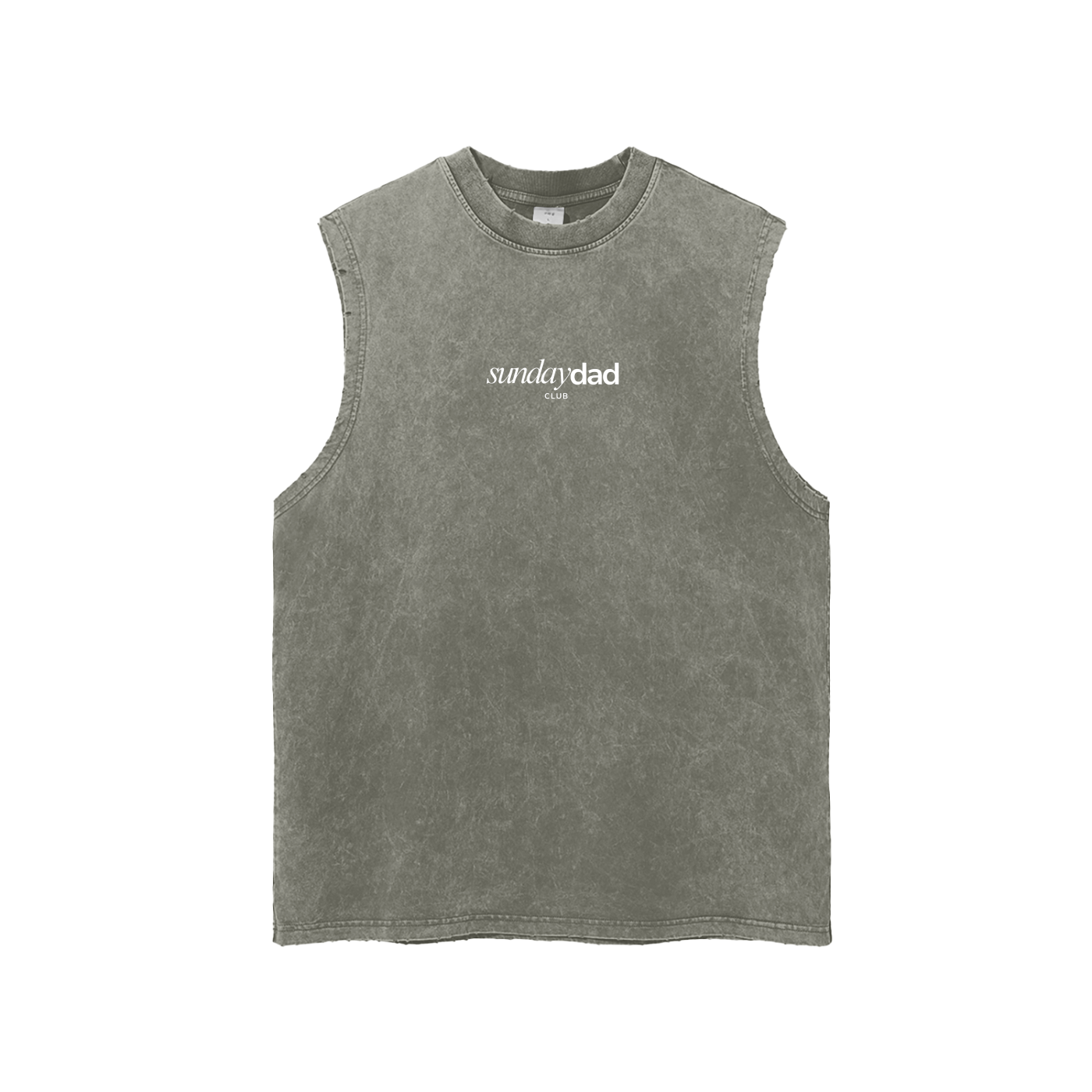 SDC Legacy Vintage Wash Frayed-Hem Tank — Premium Dad Apparel
